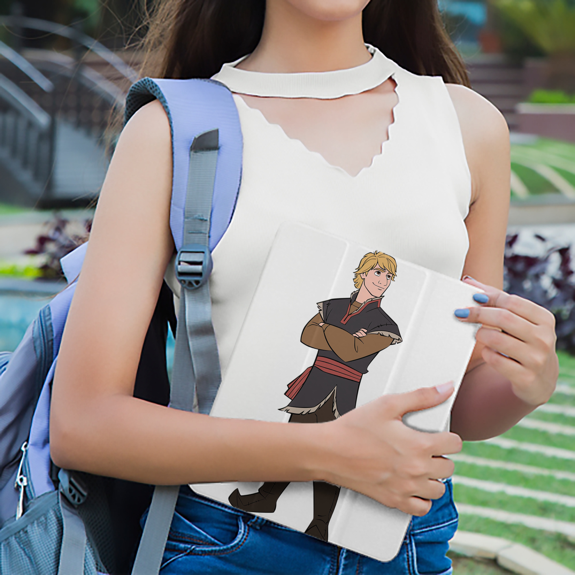 アナと雪の女王 アンナ エルサ Frozen Anna Elsa IPad ケース ペン収納付き 三つ折りスタンド PUレザー×シリコン 対応機種9.5/10.5/10.9インチ