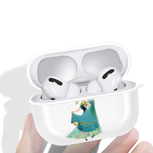 アナと雪の女王 アンナ エルサ Frozen Anna Elsa 【AirPods Pro用】ハードシェル保護ケース 耐衝撃・防指紋・カラビナ付き商品仕様