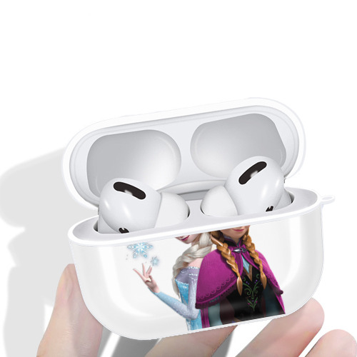 アナと雪の女王 アンナ エルサ Frozen Anna Elsa 【AirPods Pro用】ハードシェル保護ケース 耐衝撃・防指紋・カラビナ付き商品仕様