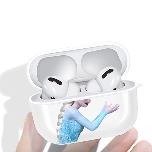アナと雪の女王 アンナ エルサ Frozen Anna Elsa 【AirPods Pro用】ハードシェル保護ケース 耐衝撃・防指紋・カラビナ付き商品仕様
