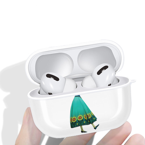 アナと雪の女王 アンナ エルサ Frozen Anna Elsa 【AirPods Pro用】ハードシェル保護ケース 耐衝撃・防指紋・カラビナ付き商品仕様