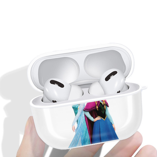 アナと雪の女王 アンナ エルサ Frozen Anna Elsa 【AirPods Pro用】ハードシェル保護ケース 耐衝撃・防指紋・カラビナ付き商品仕様