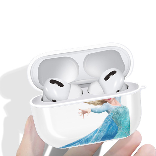アナと雪の女王 アンナ エルサ Frozen Anna Elsa 【AirPods Pro用】ハードシェル保護ケース 耐衝撃・防指紋・カラビナ付き商品仕様