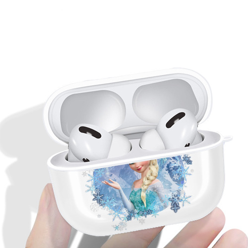 アナと雪の女王 アンナ エルサ Frozen Anna Elsa 【AirPods Pro用】ハードシェル保護ケース 耐衝撃・防指紋・カラビナ付き商品仕様