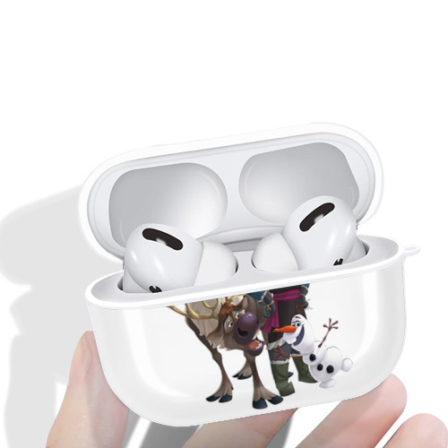 アナと雪の女王 アンナ エルサ Frozen Anna Elsa 【AirPods Pro用】ハードシェル保護ケース 耐衝撃・防指紋・カラビナ付き商品仕様