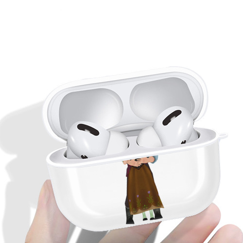 アナと雪の女王 アンナ エルサ Frozen Anna Elsa 【AirPods Pro用】ハードシェル保護ケース 耐衝撃・防指紋・カラビナ付き商品仕様