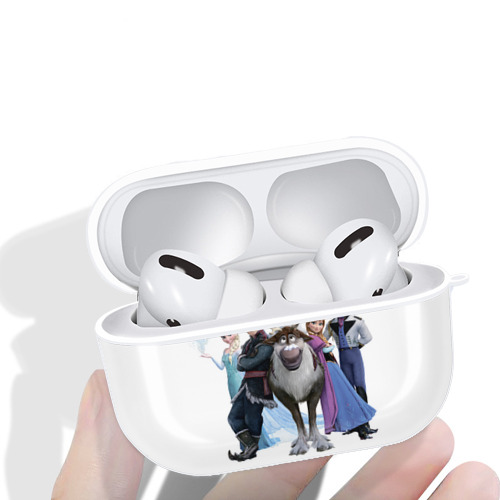 アナと雪の女王 アンナ エルサ Frozen Anna Elsa 【AirPods Pro用】ハードシェル保護ケース 耐衝撃・防指紋・カラビナ付き商品仕様