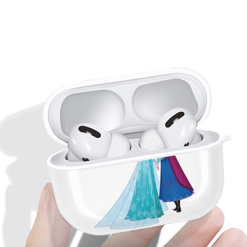 アナと雪の女王 アンナ エルサ Frozen Anna Elsa 【AirPods Pro用】ハードシェル保護ケース 耐衝撃・防指紋・カラビナ付き商品仕様