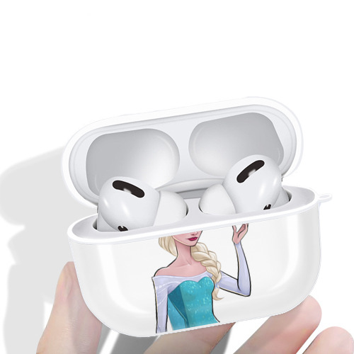 アナと雪の女王 アンナ エルサ Frozen Anna Elsa 【AirPods Pro用】ハードシェル保護ケース 耐衝撃・防指紋・カラビナ付き商品仕様