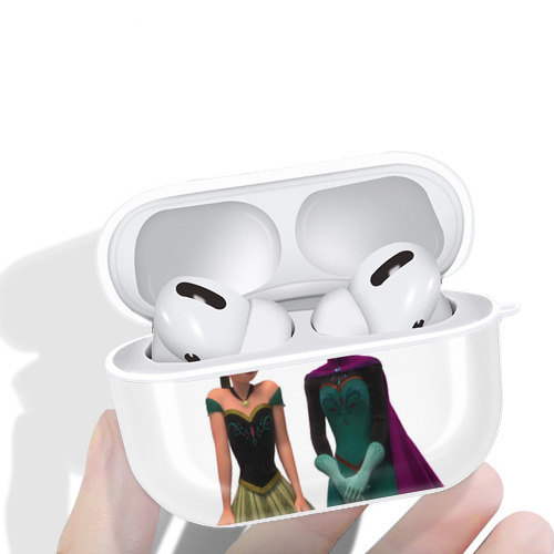 アナと雪の女王 アンナ エルサ Frozen Anna Elsa 【AirPods Pro用】ハードシェル保護ケース 耐衝撃・防指紋・カラビナ付き商品仕様