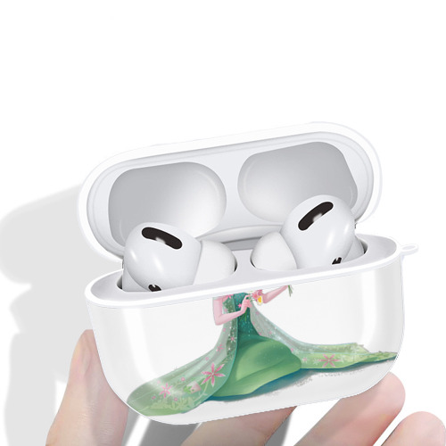 アナと雪の女王 アンナ エルサ Frozen Anna Elsa 【AirPods Pro用】ハードシェル保護ケース 耐衝撃・防指紋・カラビナ付き商品仕様