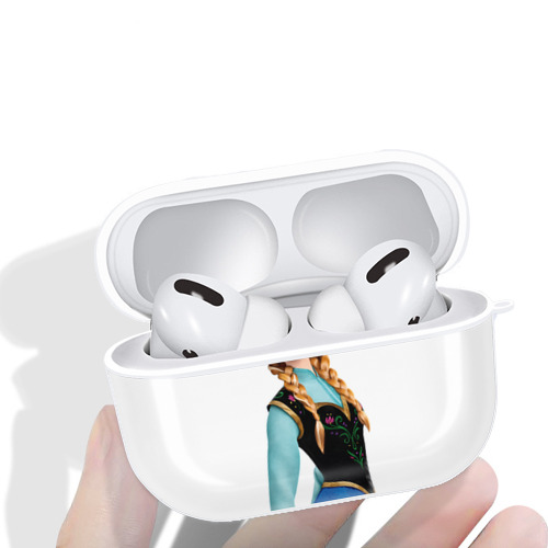 アナと雪の女王 アンナ エルサ Frozen Anna Elsa 【AirPods Pro用】ハードシェル保護ケース 耐衝撃・防指紋・カラビナ付き商品仕様