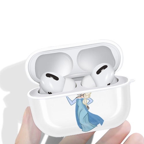 アナと雪の女王 アンナ エルサ Frozen Anna Elsa 【AirPods Pro用】ハードシェル保護ケース 耐衝撃・防指紋・カラビナ付き商品仕様