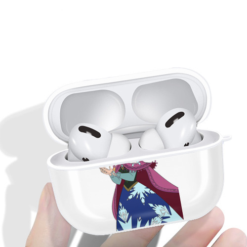 アナと雪の女王 アンナ エルサ Frozen Anna Elsa 【AirPods Pro用】ハードシェル保護ケース 耐衝撃・防指紋・カラビナ付き商品仕様