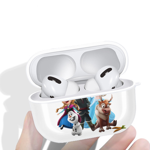 アナと雪の女王 アンナ エルサ Frozen Anna Elsa 【AirPods Pro用】ハードシェル保護ケース 耐衝撃・防指紋・カラビナ付き商品仕様