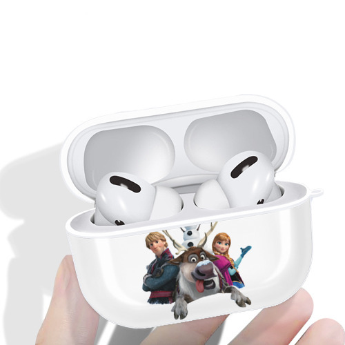 アナと雪の女王 アンナ エルサ Frozen Anna Elsa 【AirPods Pro用】ハードシェル保護ケース 耐衝撃・防指紋・カラビナ付き商品仕様