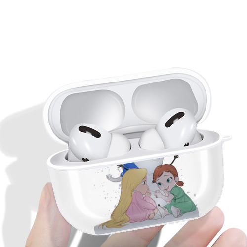 アナと雪の女王 アンナ エルサ Frozen Anna Elsa 【AirPods Pro用】ハードシェル保護ケース 耐衝撃・防指紋・カラビナ付き商品仕様