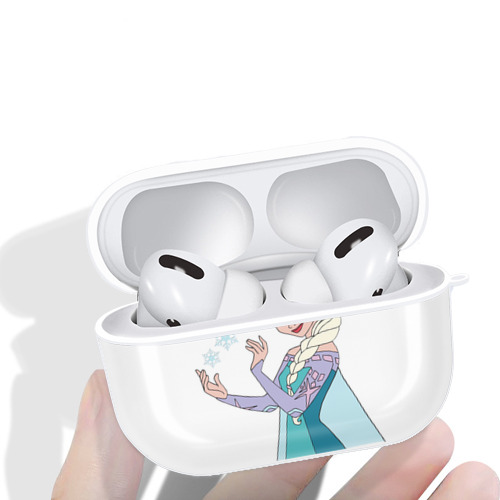 アナと雪の女王 アンナ エルサ Frozen Anna Elsa 【AirPods Pro用】ハードシェル保護ケース 耐衝撃・防指紋・カラビナ付き商品仕様