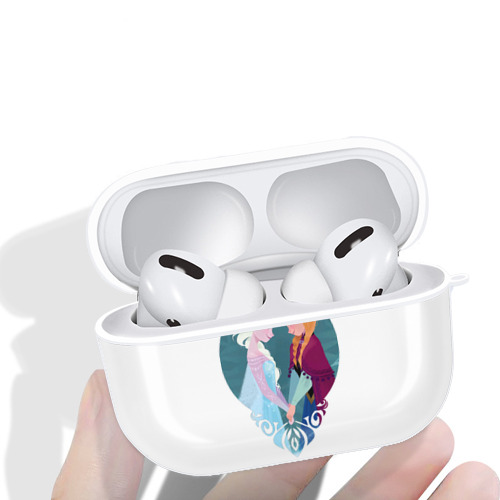 アナと雪の女王 アンナ エルサ Frozen Anna Elsa 【AirPods Pro用】ハードシェル保護ケース 耐衝撃・防指紋・カラビナ付き商品仕様
