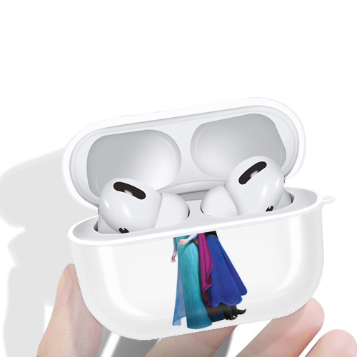 アナと雪の女王 アンナ エルサ Frozen Anna Elsa 【AirPods Pro用】ハードシェル保護ケース 耐衝撃・防指紋・カラビナ付き商品仕様