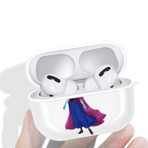 アナと雪の女王 アンナ エルサ Frozen Anna Elsa 【AirPods Pro用】ハードシェル保護ケース 耐衝撃・防指紋・カラビナ付き商品仕様
