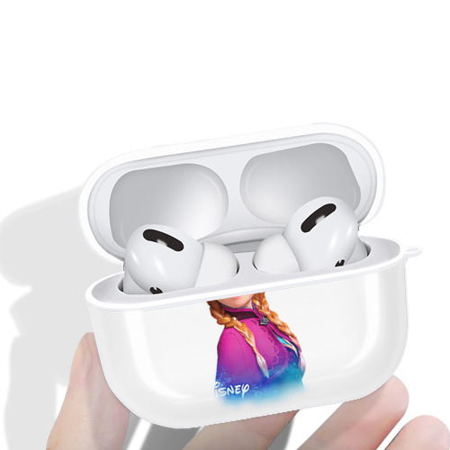 アナと雪の女王 アンナ エルサ Frozen Anna Elsa 【AirPods Pro用】ハードシェル保護ケース 耐衝撃・防指紋・カラビナ付き商品仕様