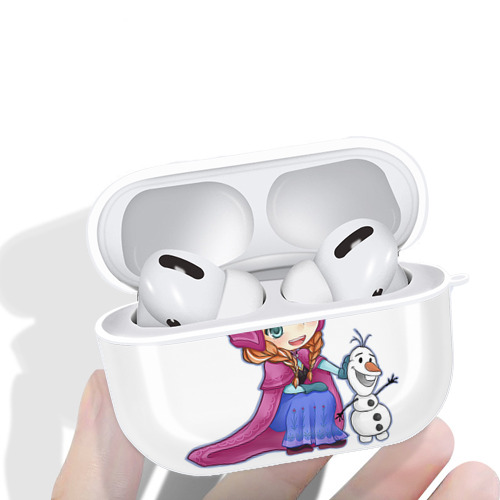 アナと雪の女王 アンナ エルサ Frozen Anna Elsa 【AirPods Pro用】ハードシェル保護ケース 耐衝撃・防指紋・カラビナ付き商品仕様