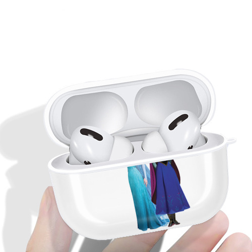 アナと雪の女王 アンナ エルサ Frozen Anna Elsa 【AirPods Pro用】ハードシェル保護ケース 耐衝撃・防指紋・カラビナ付き商品仕様