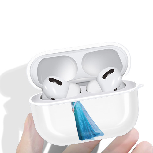 アナと雪の女王 アンナ エルサ Frozen Anna Elsa 【AirPods Pro用】ハードシェル保護ケース 耐衝撃・防指紋・カラビナ付き商品仕様