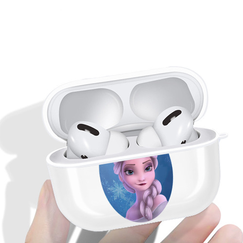 アナと雪の女王 アンナ エルサ Frozen Anna Elsa 【AirPods Pro用】ハードシェル保護ケース 耐衝撃・防指紋・カラビナ付き商品仕様