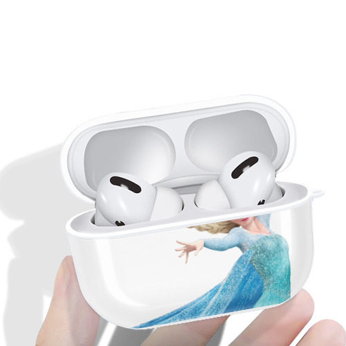 アナと雪の女王 アンナ エルサ Frozen Anna Elsa 【AirPods Pro用】ハードシェル保護ケース 耐衝撃・防指紋・カラビナ付き商品仕様