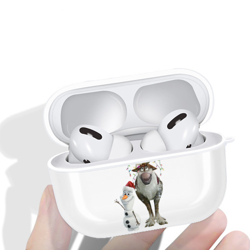アナと雪の女王 アンナ エルサ Frozen Anna Elsa 【AirPods Pro用】ハードシェル保護ケース 耐衝撃・防指紋・カラビナ付き商品仕様