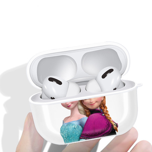 アナと雪の女王 アンナ エルサ Frozen Anna Elsa 【AirPods Pro用】ハードシェル保護ケース 耐衝撃・防指紋・カラビナ付き商品仕様