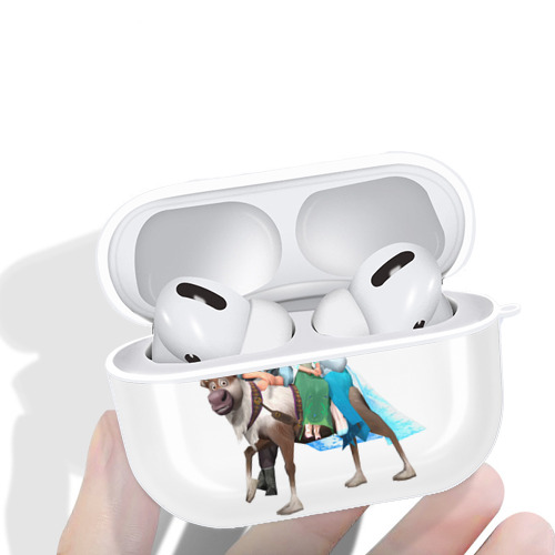 アナと雪の女王 アンナ エルサ Frozen Anna Elsa 【AirPods Pro用】ハードシェル保護ケース 耐衝撃・防指紋・カラビナ付き商品仕様