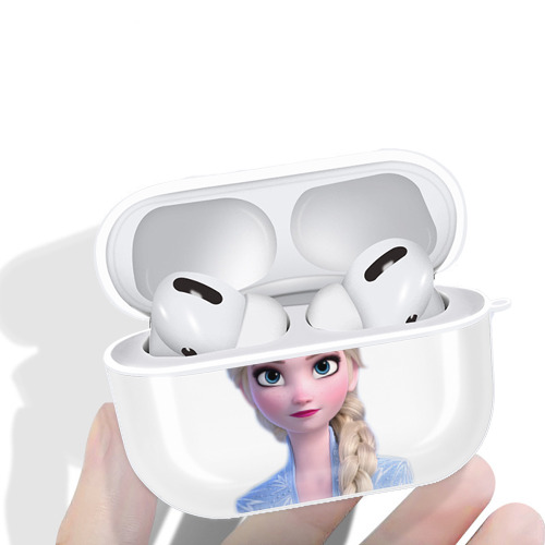 アナと雪の女王 アンナ エルサ Frozen Anna Elsa 【AirPods Pro用】ハードシェル保護ケース 耐衝撃・防指紋・カラビナ付き商品仕様