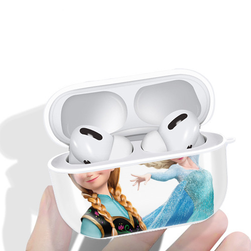 アナと雪の女王 アンナ エルサ Frozen Anna Elsa 【AirPods Pro用】ハードシェル保護ケース 耐衝撃・防指紋・カラビナ付き商品仕様