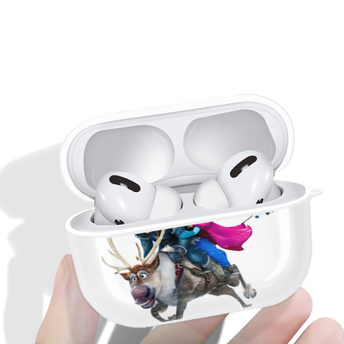 アナと雪の女王 アンナ エルサ Frozen Anna Elsa 【AirPods Pro用】ハードシェル保護ケース 耐衝撃・防指紋・カラビナ付き商品仕様