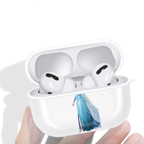 アナと雪の女王 アンナ エルサ Frozen Anna Elsa 【AirPods Pro用】ハードシェル保護ケース 耐衝撃・防指紋・カラビナ付き商品仕様