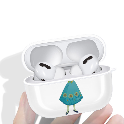 アナと雪の女王 アンナ エルサ Frozen Anna Elsa 【AirPods Pro用】ハードシェル保護ケース 耐衝撃・防指紋・カラビナ付き商品仕様