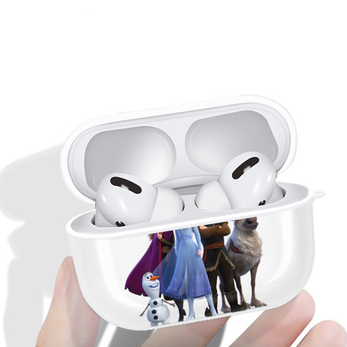 アナと雪の女王 アンナ エルサ Frozen Anna Elsa 【AirPods Pro用】ハードシェル保護ケース 耐衝撃・防指紋・カラビナ付き商品仕様