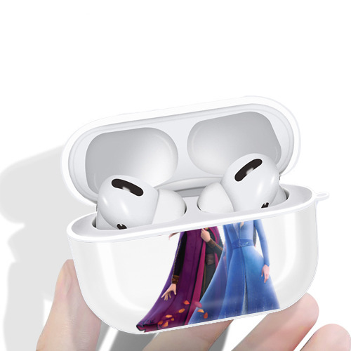 アナと雪の女王 アンナ エルサ Frozen Anna Elsa 【AirPods Pro用】ハードシェル保護ケース 耐衝撃・防指紋・カラビナ付き商品仕様
