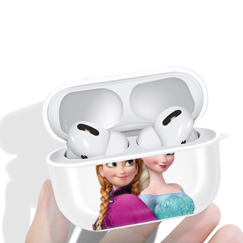 アナと雪の女王 アンナ エルサ Frozen Anna Elsa 【AirPods Pro用】ハードシェル保護ケース 耐衝撃・防指紋・カラビナ付き商品仕様
