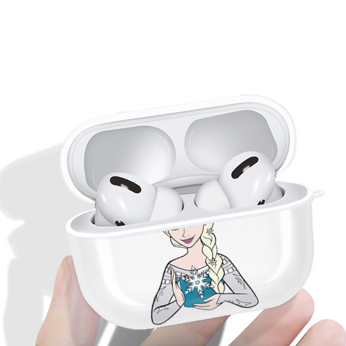 アナと雪の女王 アンナ エルサ Frozen Anna Elsa 【AirPods Pro用】ハードシェル保護ケース 耐衝撃・防指紋・カラビナ付き商品仕様
