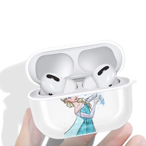 アナと雪の女王 アンナ エルサ Frozen Anna Elsa 【AirPods Pro用】ハードシェル保護ケース 耐衝撃・防指紋・カラビナ付き商品仕様