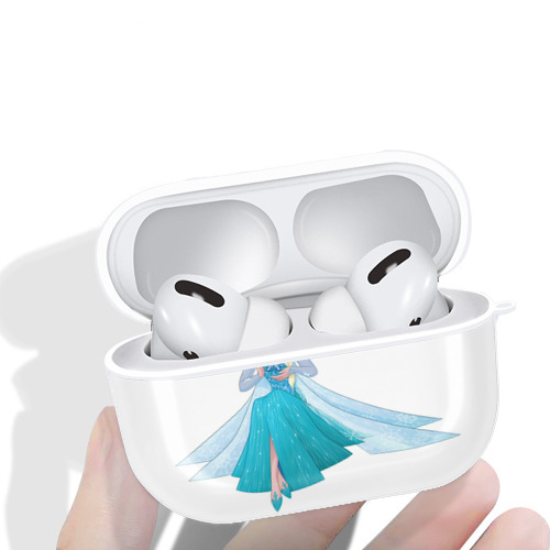 アナと雪の女王 アンナ エルサ Frozen Anna Elsa 【AirPods Pro用】ハードシェル保護ケース 耐衝撃・防指紋・カラビナ付き商品仕様