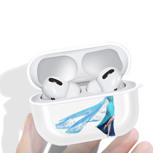アナと雪の女王 アンナ エルサ Frozen Anna Elsa 【AirPods Pro用】ハードシェル保護ケース 耐衝撃・防指紋・カラビナ付き商品仕様