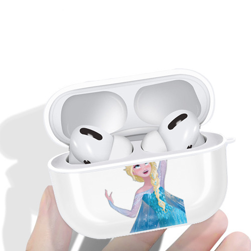 アナと雪の女王 アンナ エルサ Frozen Anna Elsa 【AirPods Pro用】ハードシェル保護ケース 耐衝撃・防指紋・カラビナ付き商品仕様
