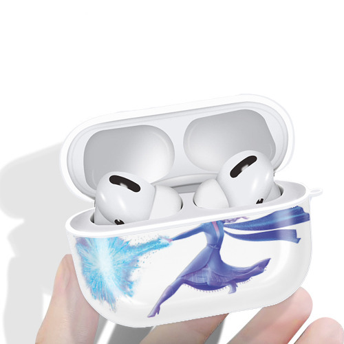 アナと雪の女王 アンナ エルサ Frozen Anna Elsa 【AirPods Pro用】ハードシェル保護ケース 耐衝撃・防指紋・カラビナ付き商品仕様