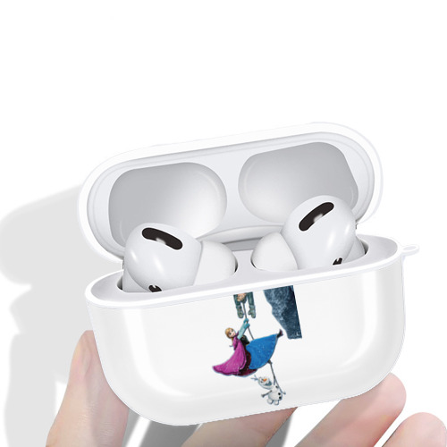 アナと雪の女王 アンナ エルサ Frozen Anna Elsa 【AirPods Pro用】ハードシェル保護ケース 耐衝撃・防指紋・カラビナ付き商品仕様