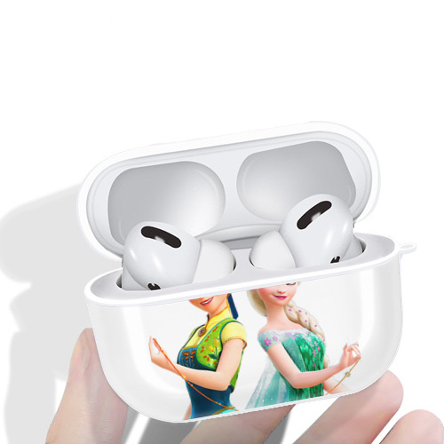 アナと雪の女王 アンナ エルサ Frozen Anna Elsa 【AirPods Pro用】ハードシェル保護ケース 耐衝撃・防指紋・カラビナ付き商品仕様